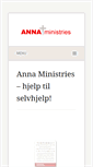 Mobile Screenshot of annaministries.com